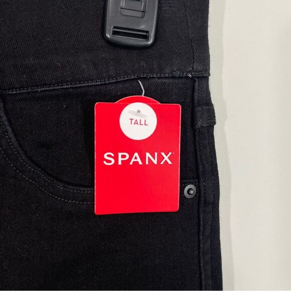 NWT SPANX 20278T Black Ankle Skinny Jeans Size XS Tall - Picture 5 of 9